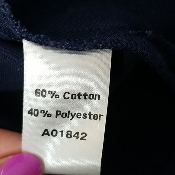 Appleseeds navy blue button jacket blazer Large - Picture 10 of 10